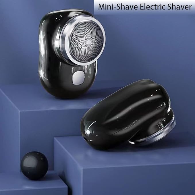 Mini Electric Pocket Beard Shaver ⚡ | 🔋 USB Type-C Rechargeable