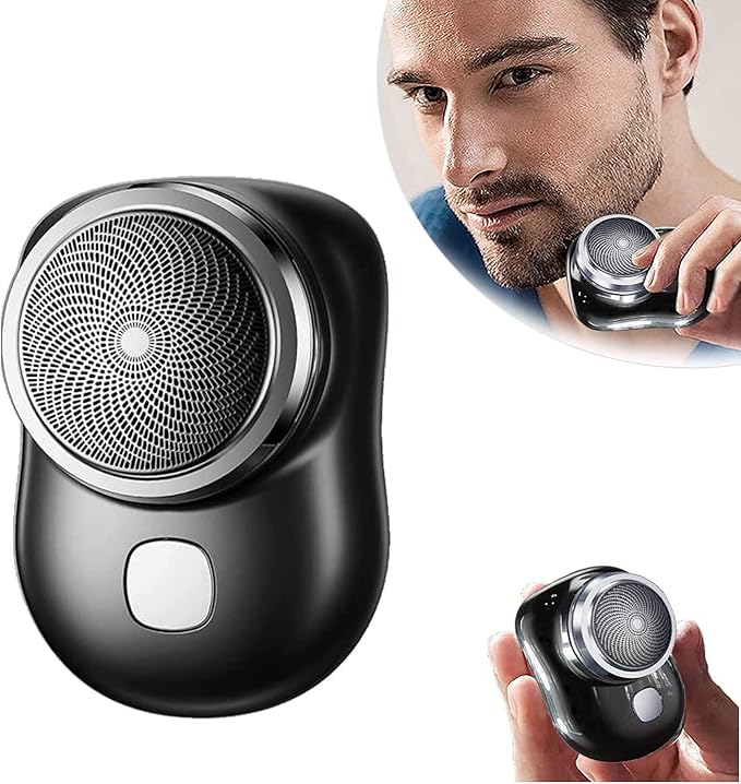 Mini Electric Pocket Beard Shaver ⚡ | 🔋 USB Type-C Rechargeable