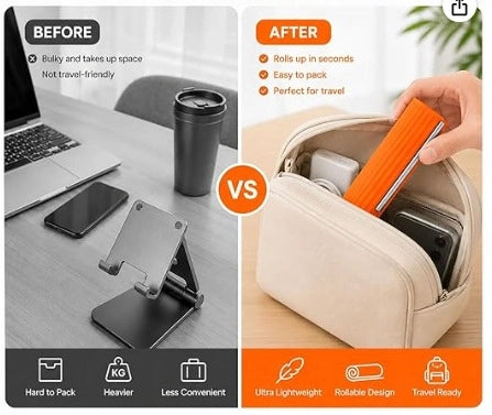 TravelStand Pro™ – Ultra-Light Roll-Up Stand